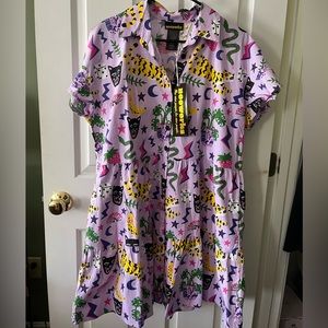 Nooworks Eloise Mini Dress in Hastings BNWT